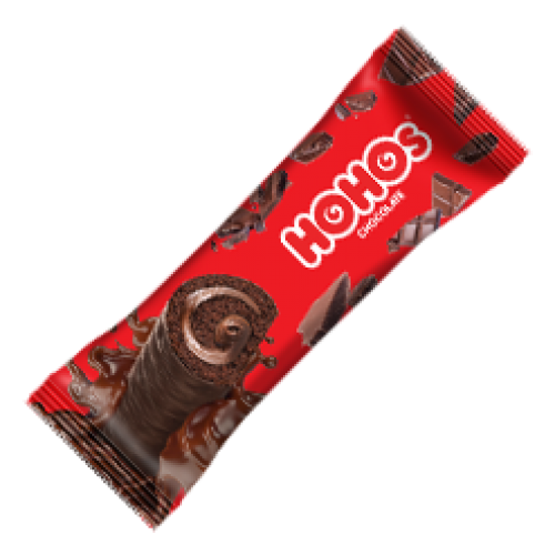 هوهوز - كيك الشوكولاتة الملفوف المحشو بشوكولاتة